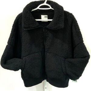 NWT!! Teddy Bear Zip Up Coat in Black XXL